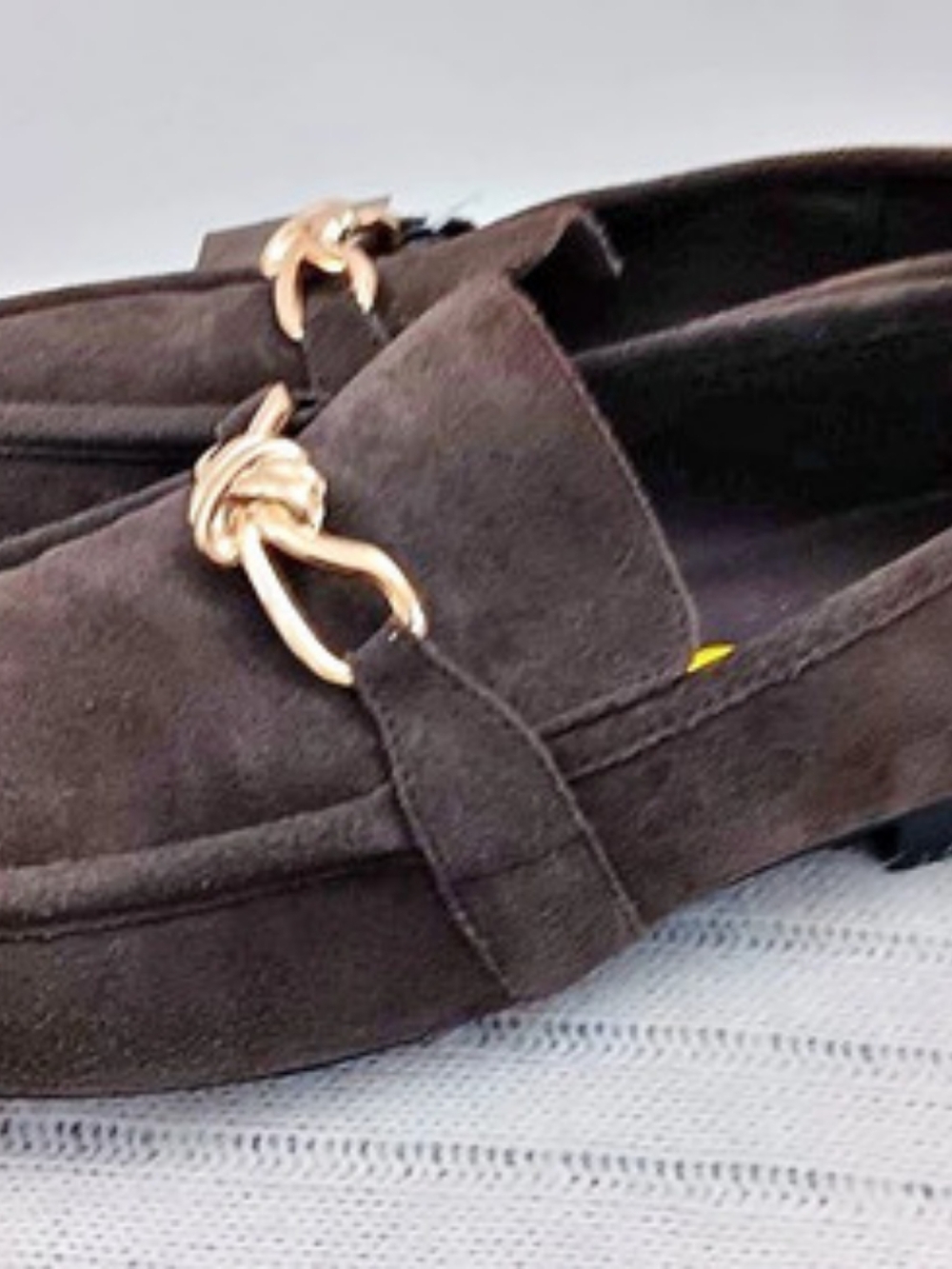 Tahari Trinity  Loafers in Brown Suede US 9 NWT